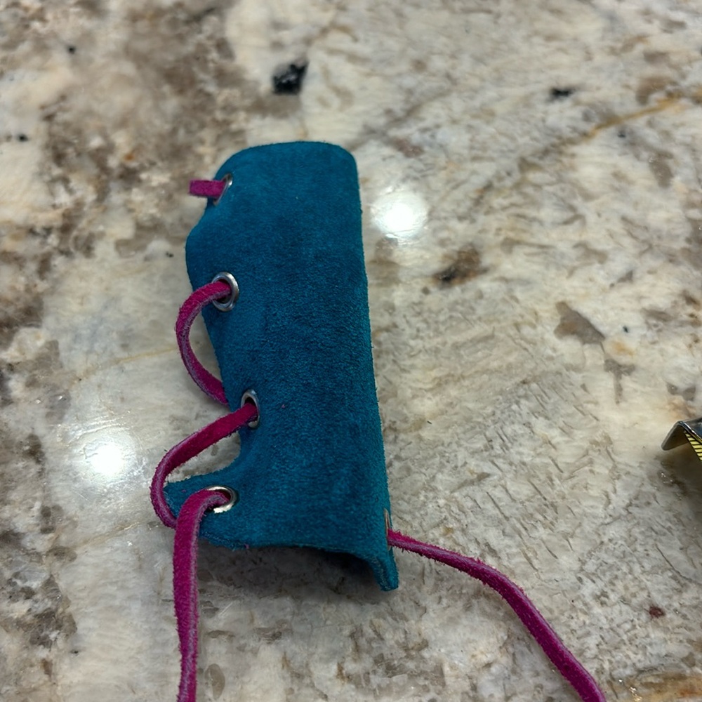 Suede Hair Wrap